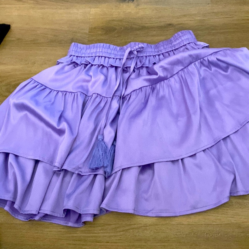 purple skirt